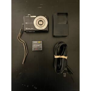Casio Digital Camera Exilim EX-Z1050 10.1MP Black Tested